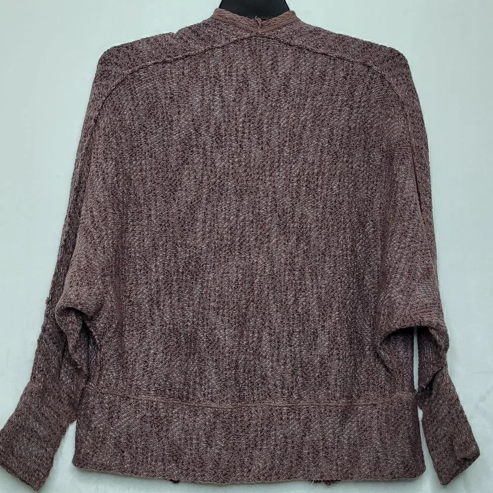 ‎Free People Mauve Knit Open Cardigan Size XS